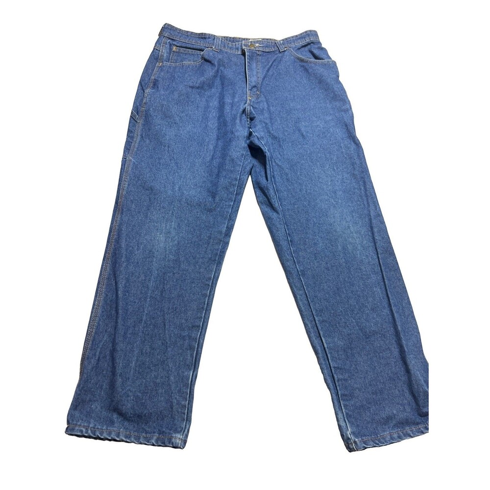 CRUDE Jeans Mens 36x30 Flame Resistant FR Westex Indigo CAT 2 NFPA 2112 RPS-1018